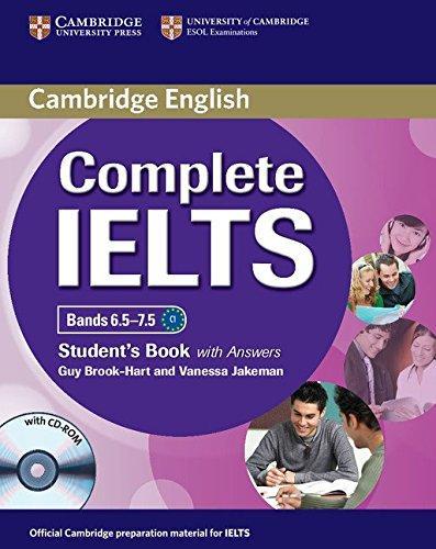 

Учебник Complete IELTS Bands 6.5-7.5 Students Book with Answers with CD-ROM Brook-Hart, G ISBN 9781107625082