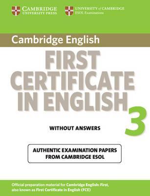

Учебник FCE 3 Students Book without answers for updated exam ISBN 9780521739290