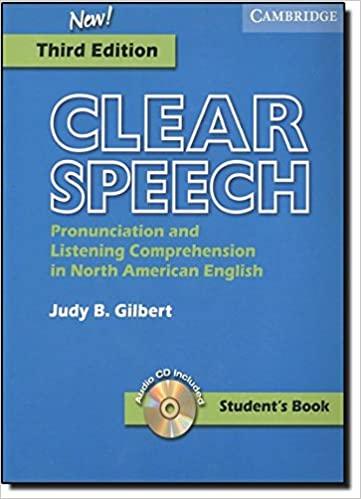 

Учебник Clear Speech Third Edition Students Book with Audio CD Judy B. Gilbert ISBN 9780521543545