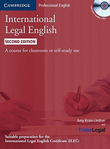 

International Legal English 2nd Edition with Audio CDs ISBN 9780521279451