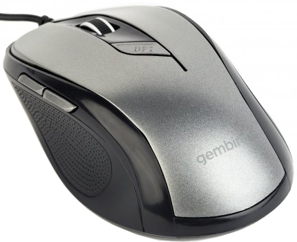 

Мышь Gembird MUS-6B-01-BG USB Black/Silver