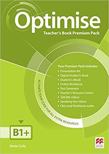 

Книга для учителя Optimise B1 Teachers Book ISBN 9780230488502