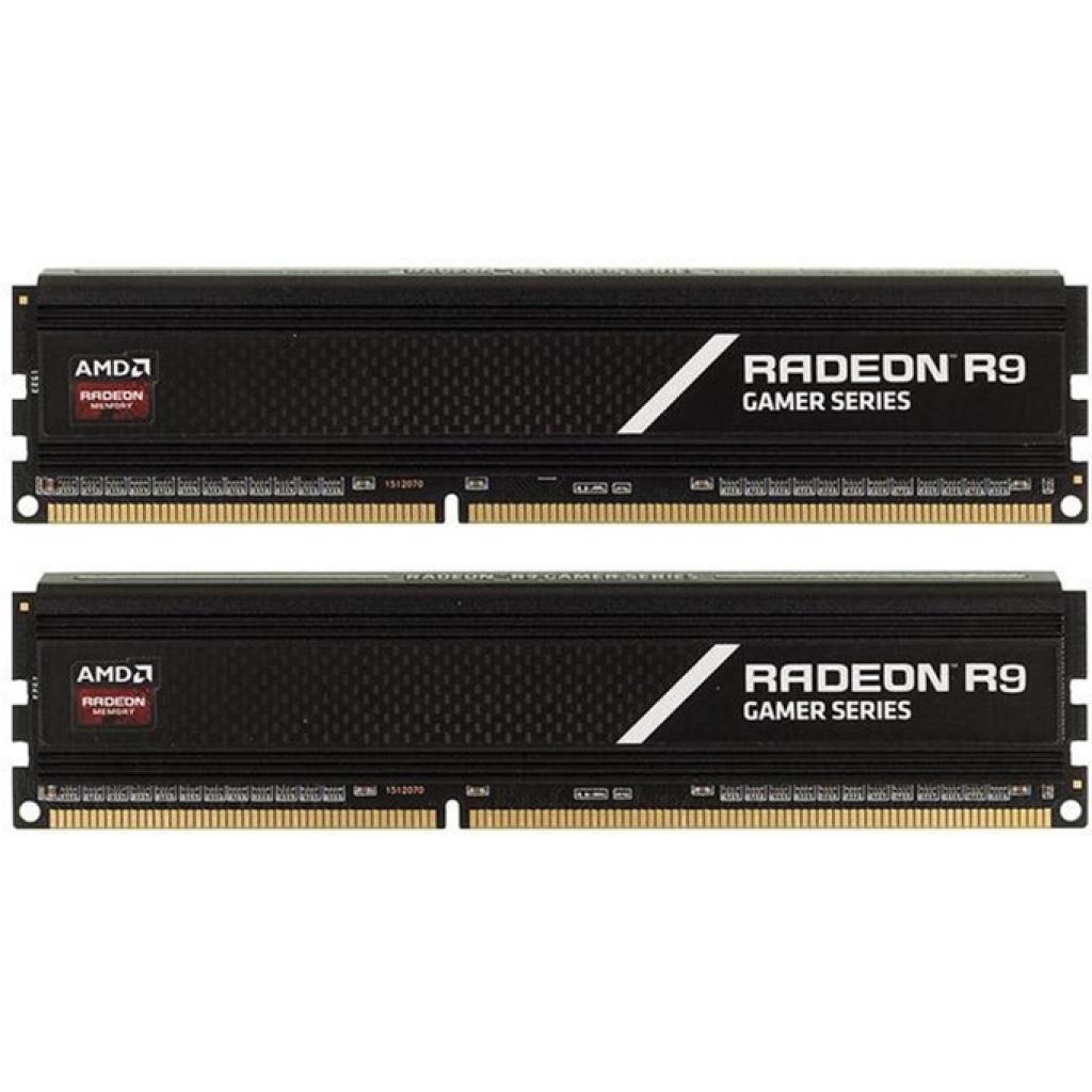 

Модуль пам&яті для комп&ютера DDR4 8GB (2x4GB) 3000 MHz Radeon R9 AMD (R9S48G3000U1K)