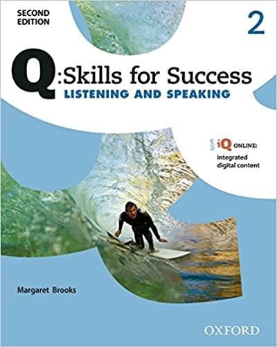 

Q: Skills for Success 2nd Edition. Listening & Speaking 2 Audio CDs ISBN 9780194819015