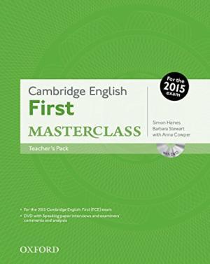 

Книга для учителя Cambridge English First Masterclass Teachers Book with DVD ISBN 9780194512770