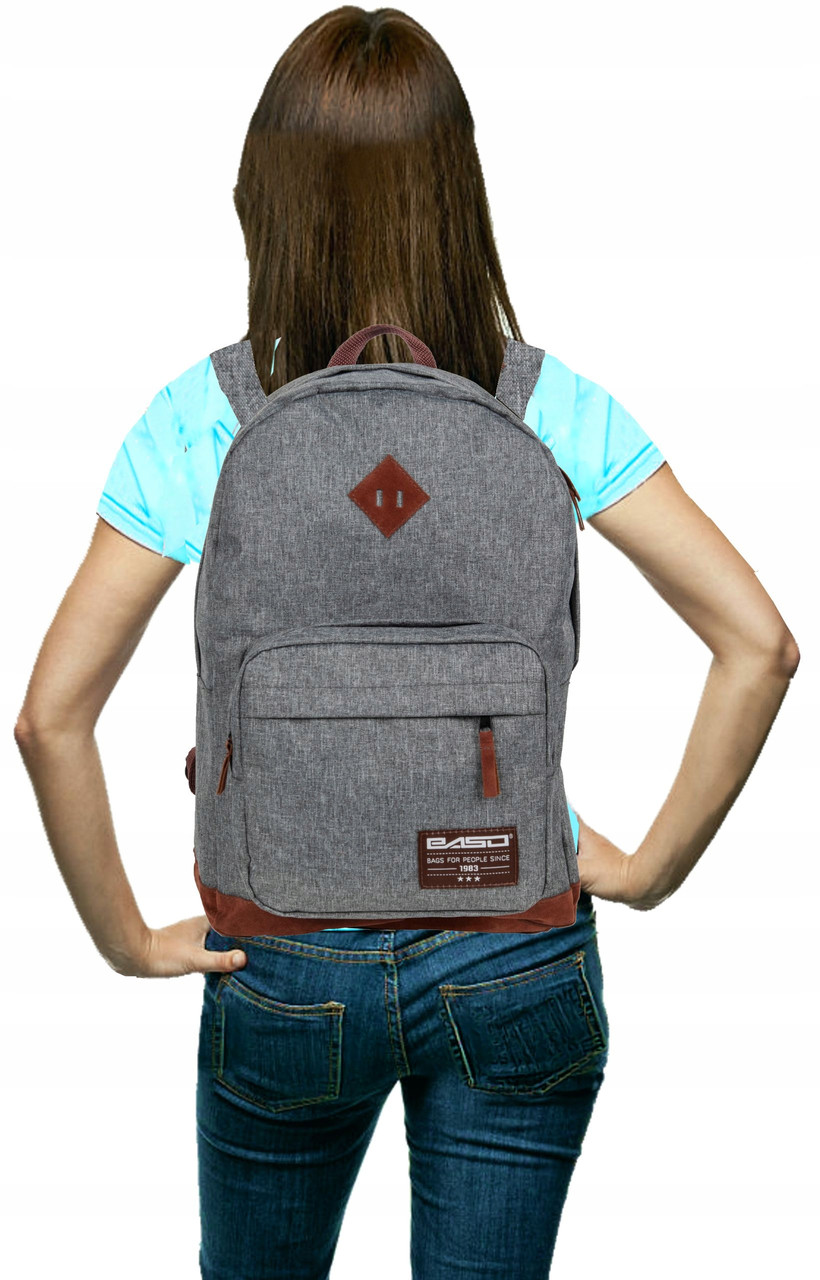 

Городской рюкзак PASO 22L серого цвета supersumka (TР01219-229S)