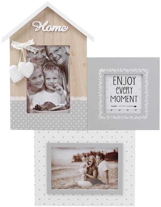 

Фоторамка-коллаж Enjoy Moment HOME, панно настенное на 3 фото Bona (TР01632316449)