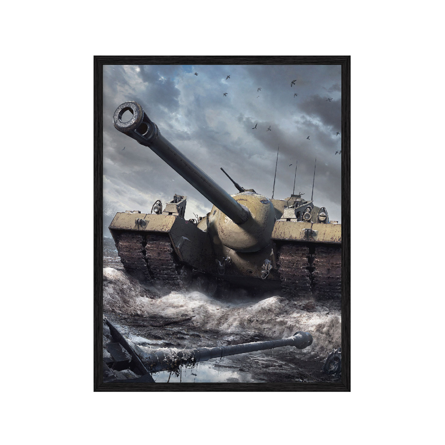 

Постер в рамке MY POSTER с антибликовым стеклом 420x594 мм "World of Tanks"