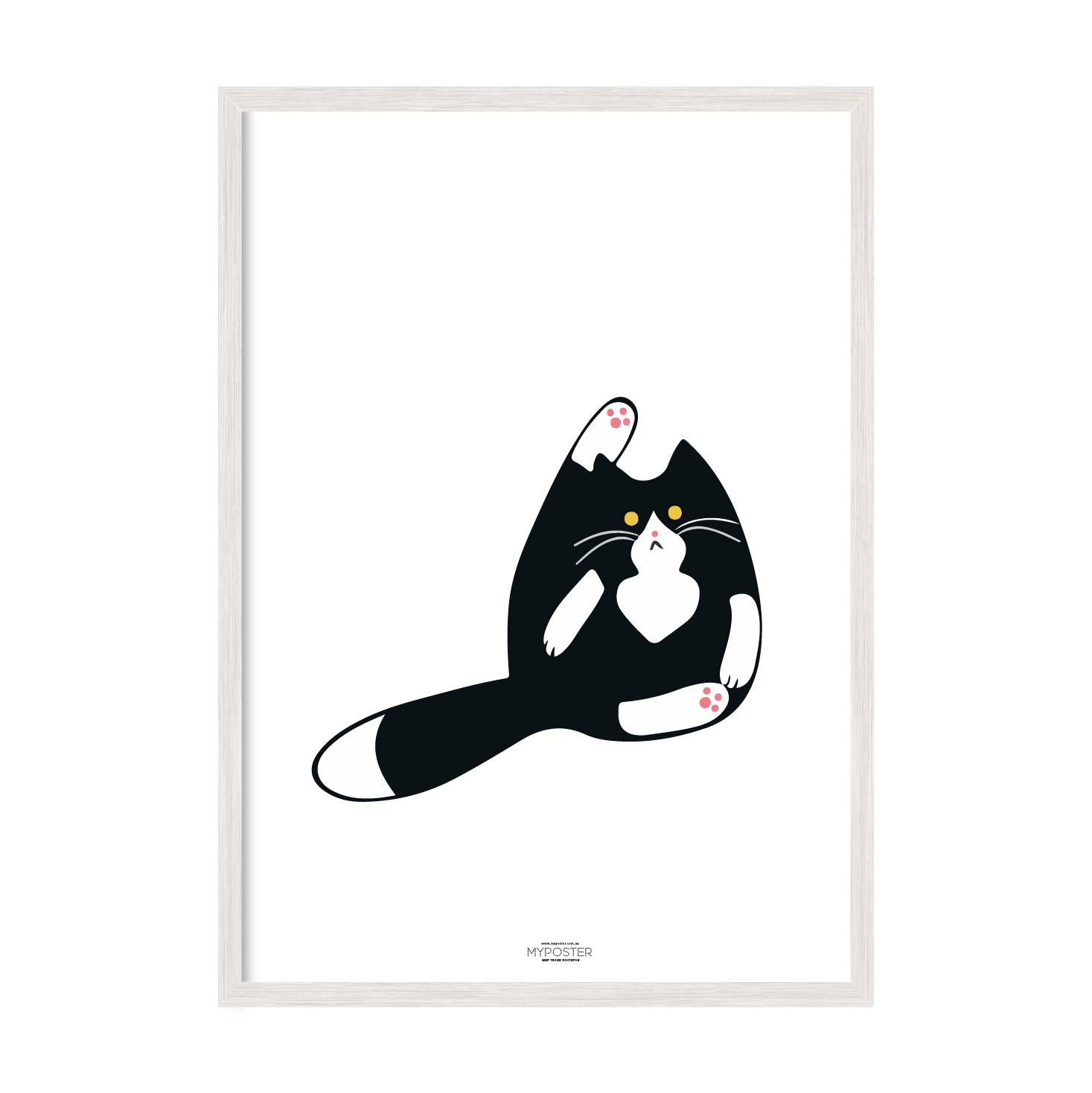 

Постер в рамке MY POSTER 420x594 мм White "Catty"