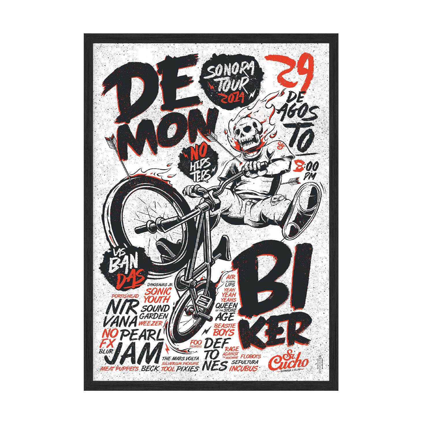 

Постер в рамке MY POSTER 420x594 мм "De Mon"