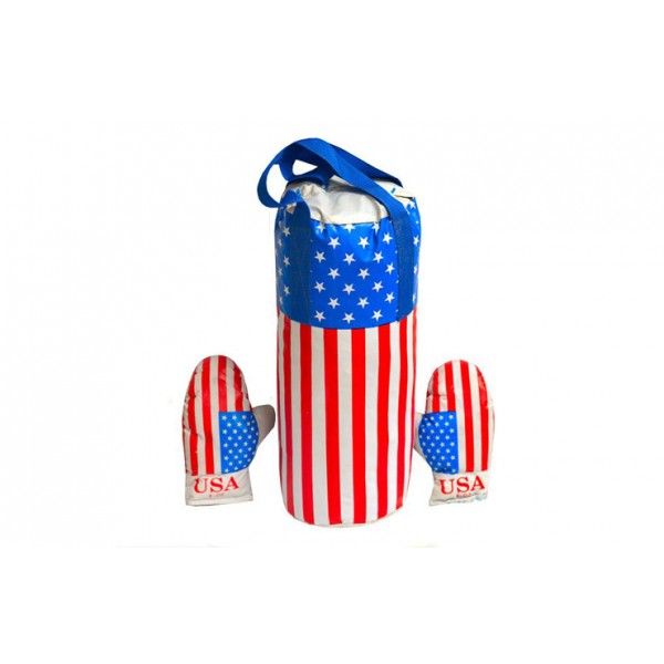

Детский боксерский набор груша+перчатки Америка Danko Toys (0003DT)