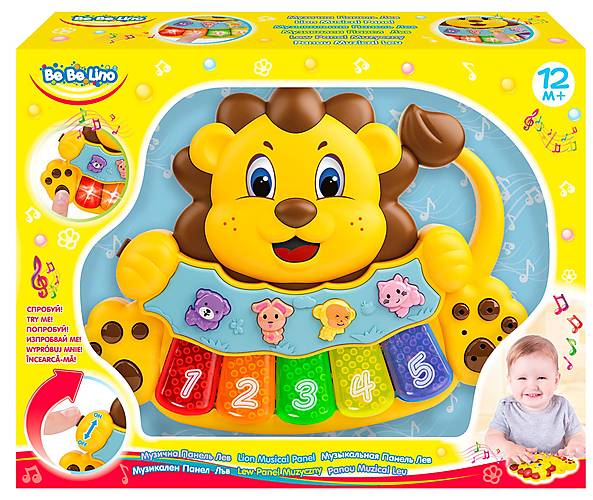 

Музыкальная панель "Лев" 12м+ BeBeLino (58125)