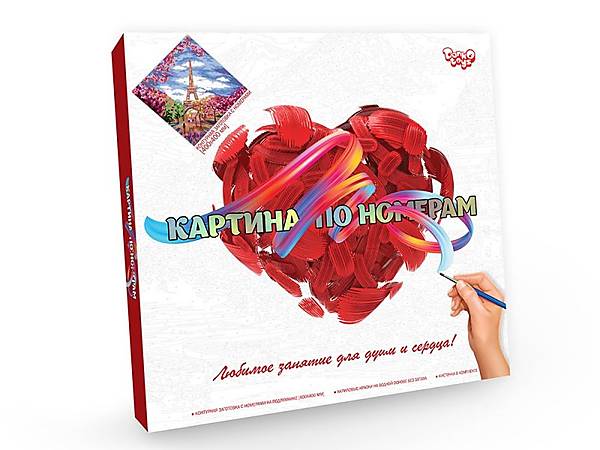 

Картина по номерам на холсте №2 Париж 40*40см DANKO TOYS (KpN-02-02)