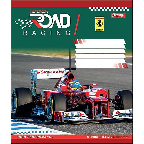 

Тетрадь А5 36л в линию ROAD RACING 15шт в упак 1 Вересня (764614)