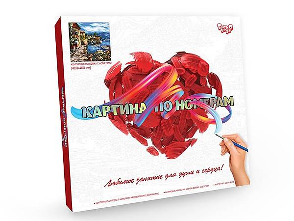 

Картина по номерам на холсте №9 Набережная" 40 * 40см DANKO TOYS (KpN-02-09)