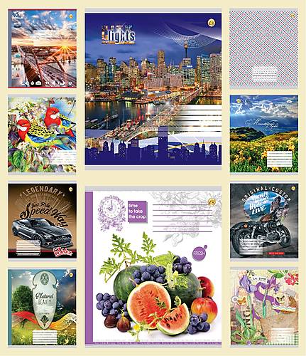 

Тетрадь 36л в линию "Люкс 1" 20 шт в упак Тетрада (ТЕ12400)