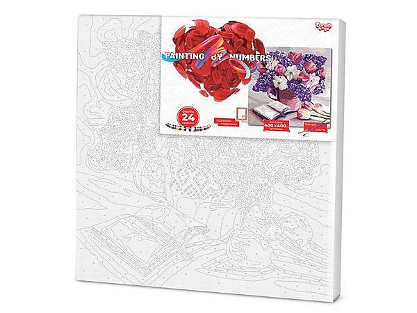 

Картина по номерам "Букет" 40см*40см DANKO TOYS (KpNe-02-10)