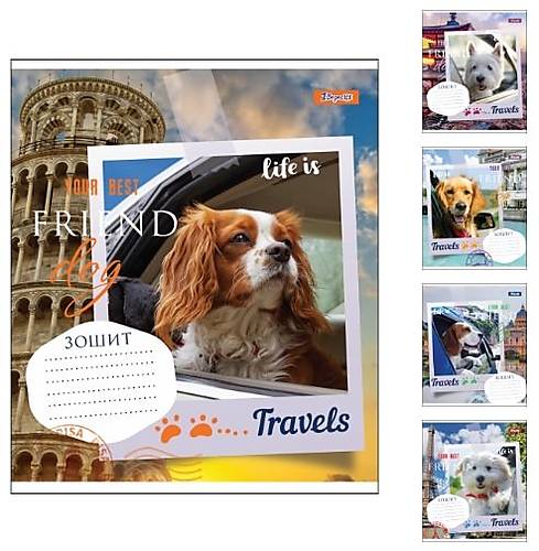 

Тетрадь А5 36л в линию YOUR BEST FRIEND 15шт в упак микс видов 1 Вересня (764609)