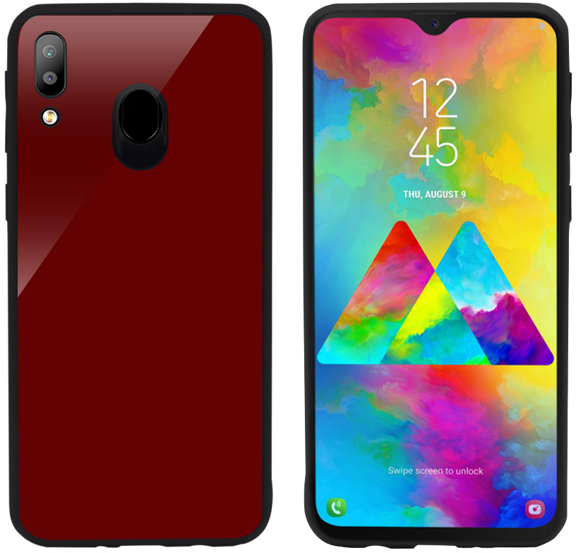 

Панель Intaleo Real Glass для Samsung Galaxy M20 Red