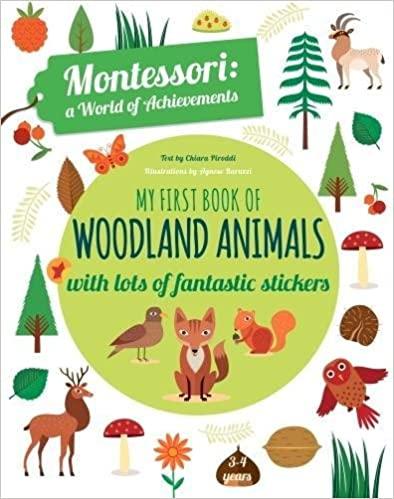 

Книга с наклейками My First Book of Woodland Animals Agnese Baruzzi, Chiara Piroddi ISBN 9788854412354