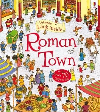 

Книга с окошками Look inside Roman Town Conrad Mason ISBN 9781409551621