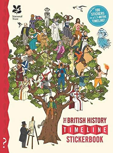 

Книга с наклейками British History Timeline Stickerbook Christopher Lloyd ISBN 9780993019944