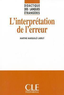 

Книга LInterpretation de LErreur ISBN 9782090333459