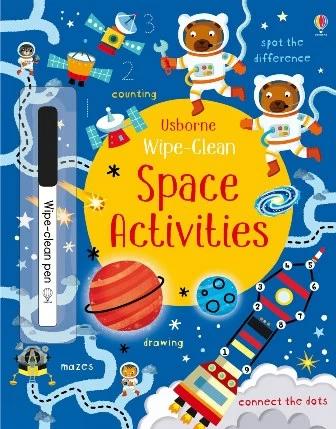 

Книга пиши-стирай,Книга с маркером Wipe-Clean Space Activities Kirsteen Robson ISBN 9781474922296