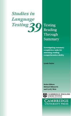 

Книга Testing Reading through Summary vol 39 ISBN 9781107695702