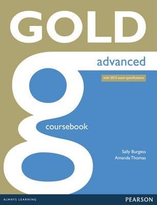 

Учебник Gold Advanced Student Book ISBN 9781447907046