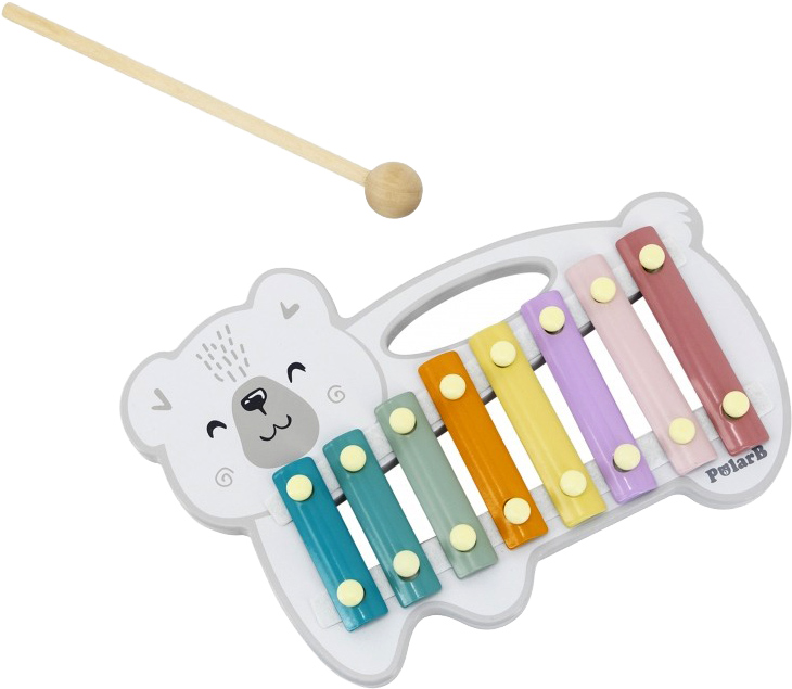 

Игрушка музыкальная Viga Toys PolarB Ксилофон-мишка (44026) (6971608440267)
