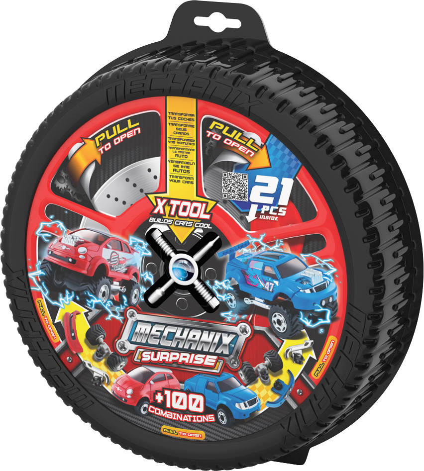 

Набор для конструирования Mechanix Surprise автомобиль и аксессуары (14000) (4897011191904)