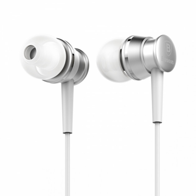 

Проводная гарнитура Baseus Lark Series Wired Earphones (WEBASEEJ-LA0S) Silver