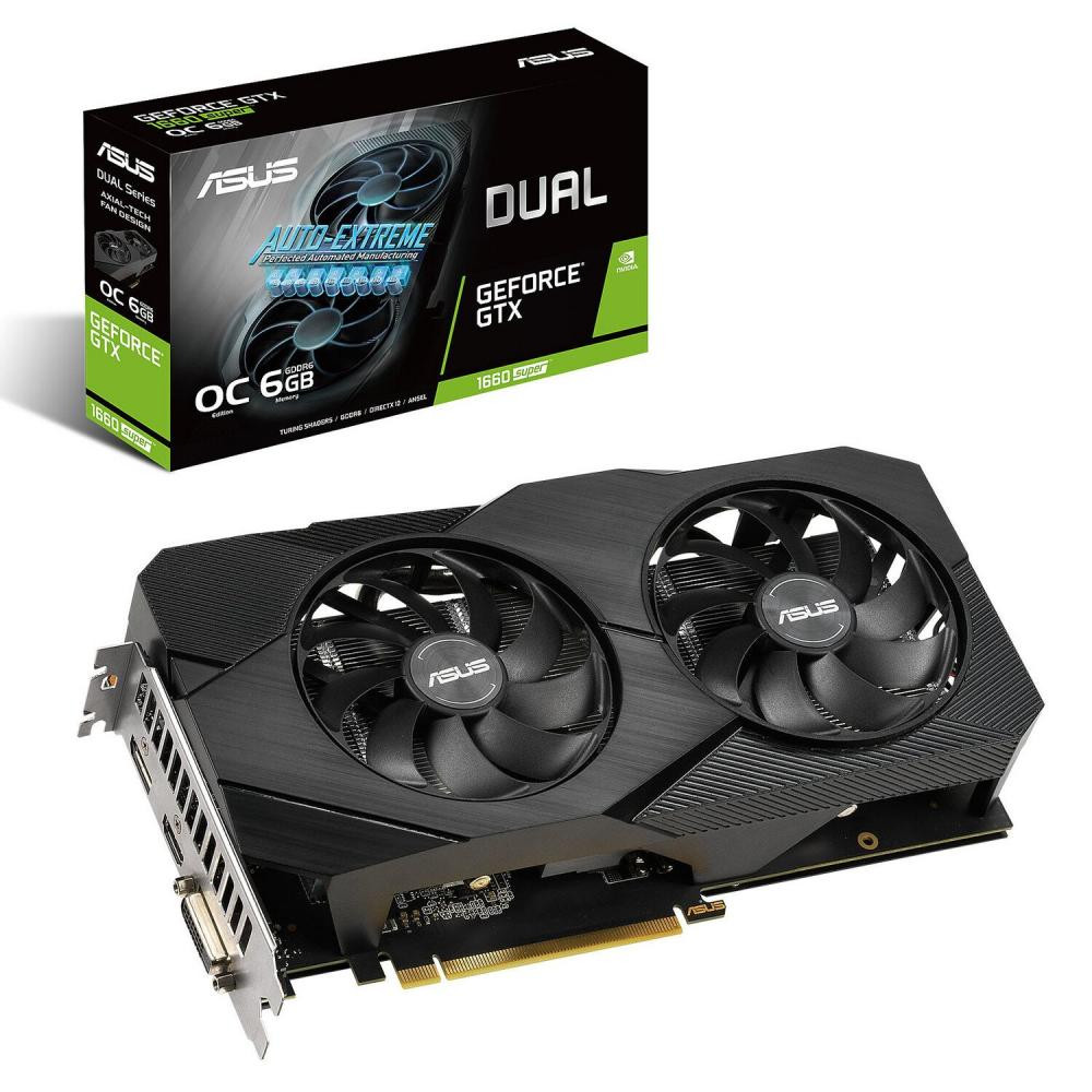 

Видеокарта Asus GTX 1660 Super 6GB Dual Evo OC (DUAL-GTX1660S-O6G-EVO)