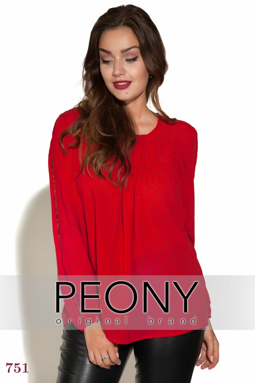 

Блузка PEONY Парма 48 красный