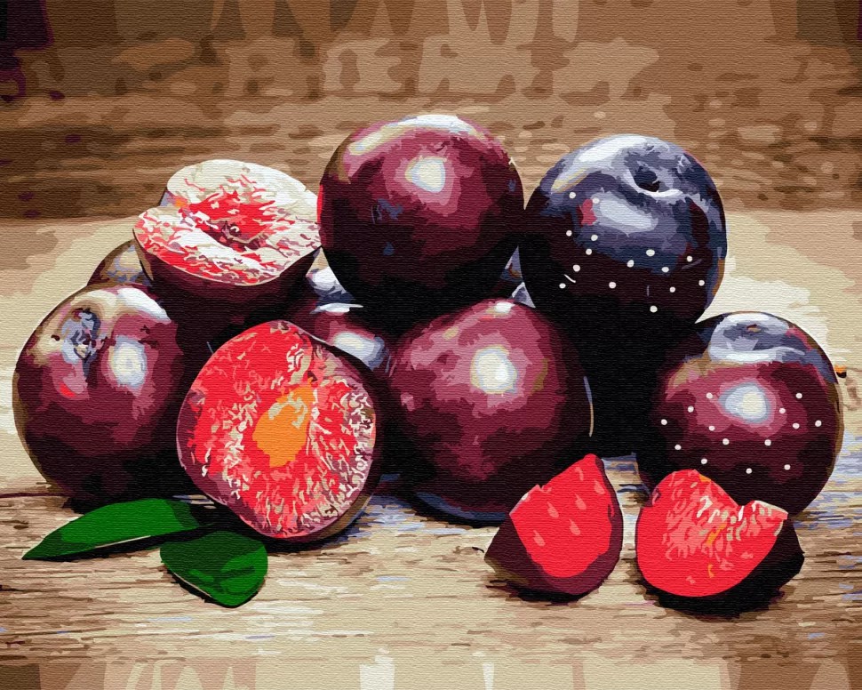 

Картина по номерам Слива 40*50 BK-GX33844 Brushme БК