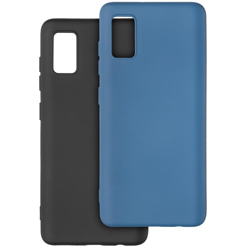 

Набор чехлов Krazi Full Soft для Samsung A415 (A41) Black/Blue