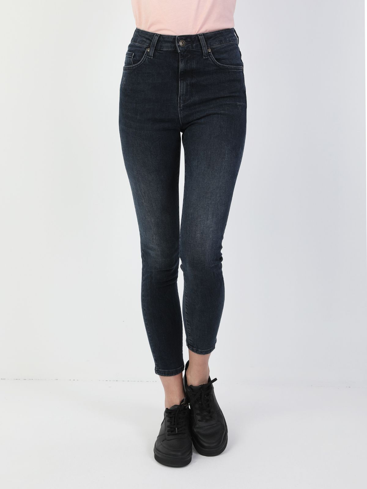 Акция на Джинси Skinny жіночі Colin's CL1048922DN40897 24-30 Сірі от Rozetka