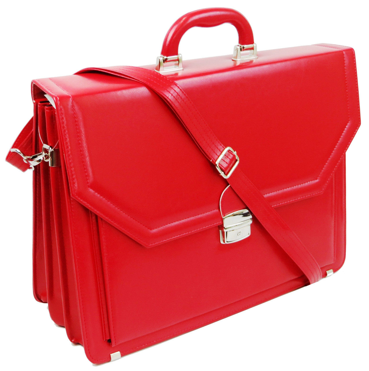 

Женский портфель из искусственной кожи AMO красный supersumka (TР012SST01 red)