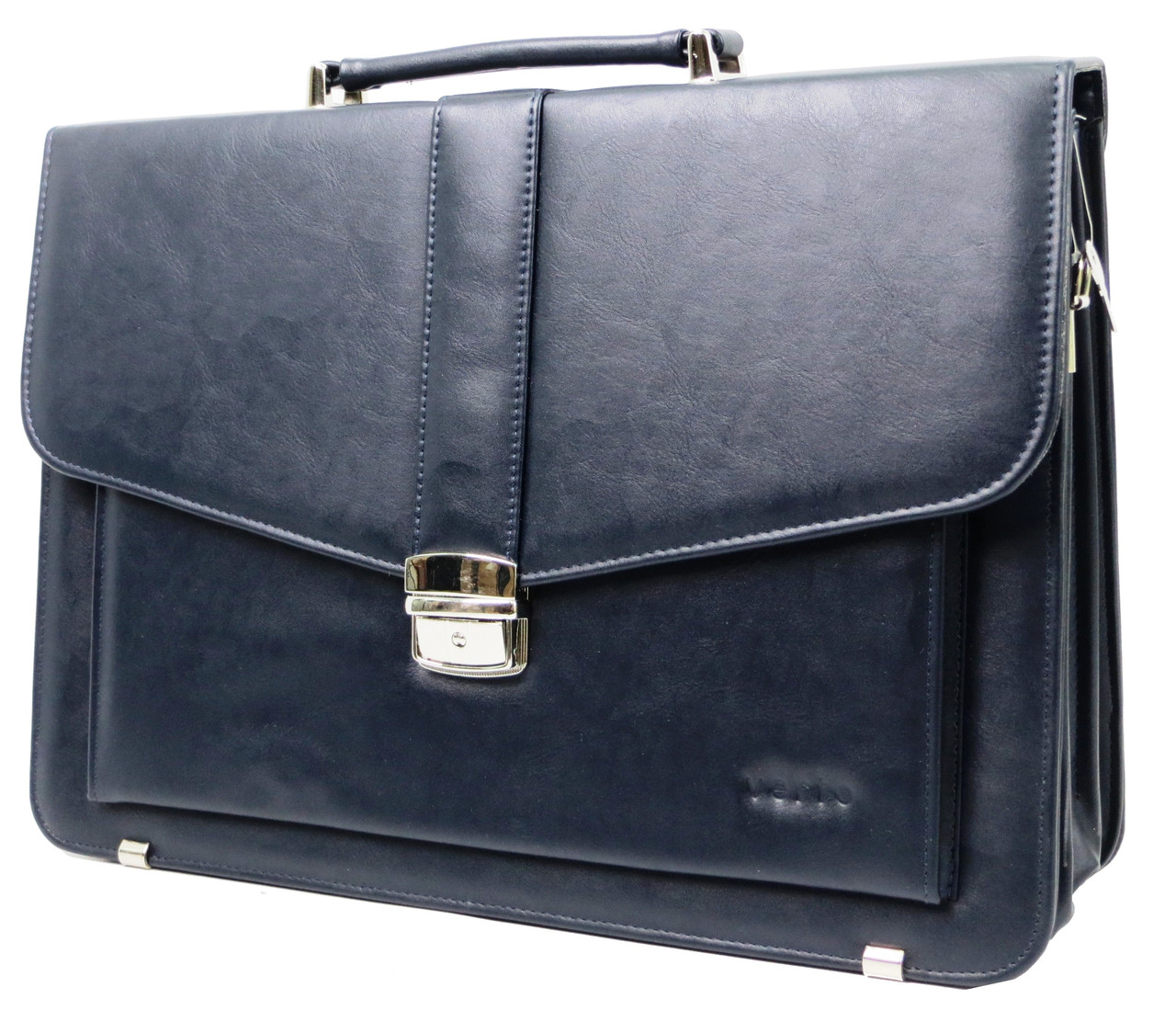 

Мужской портфель из эко кожи Verto синий supersumka (TР012A13A1 navy)