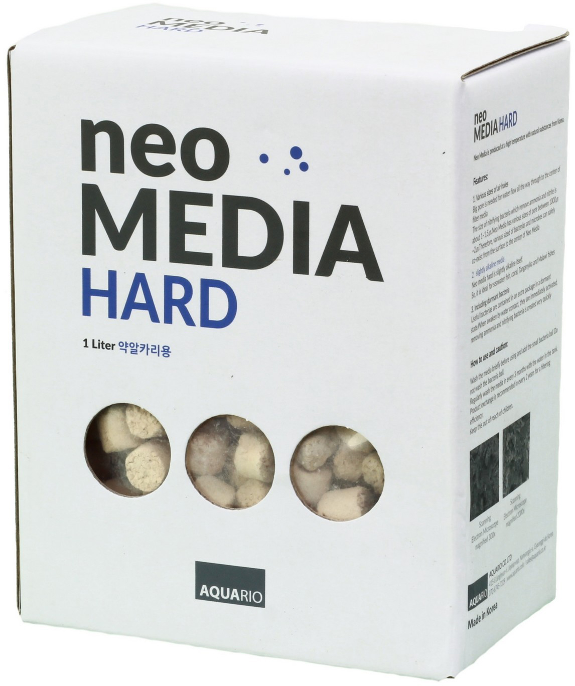 

Наполнитель для биологической фильтрации Aquario Neo Media Hard 1 л (neomedia-h1)