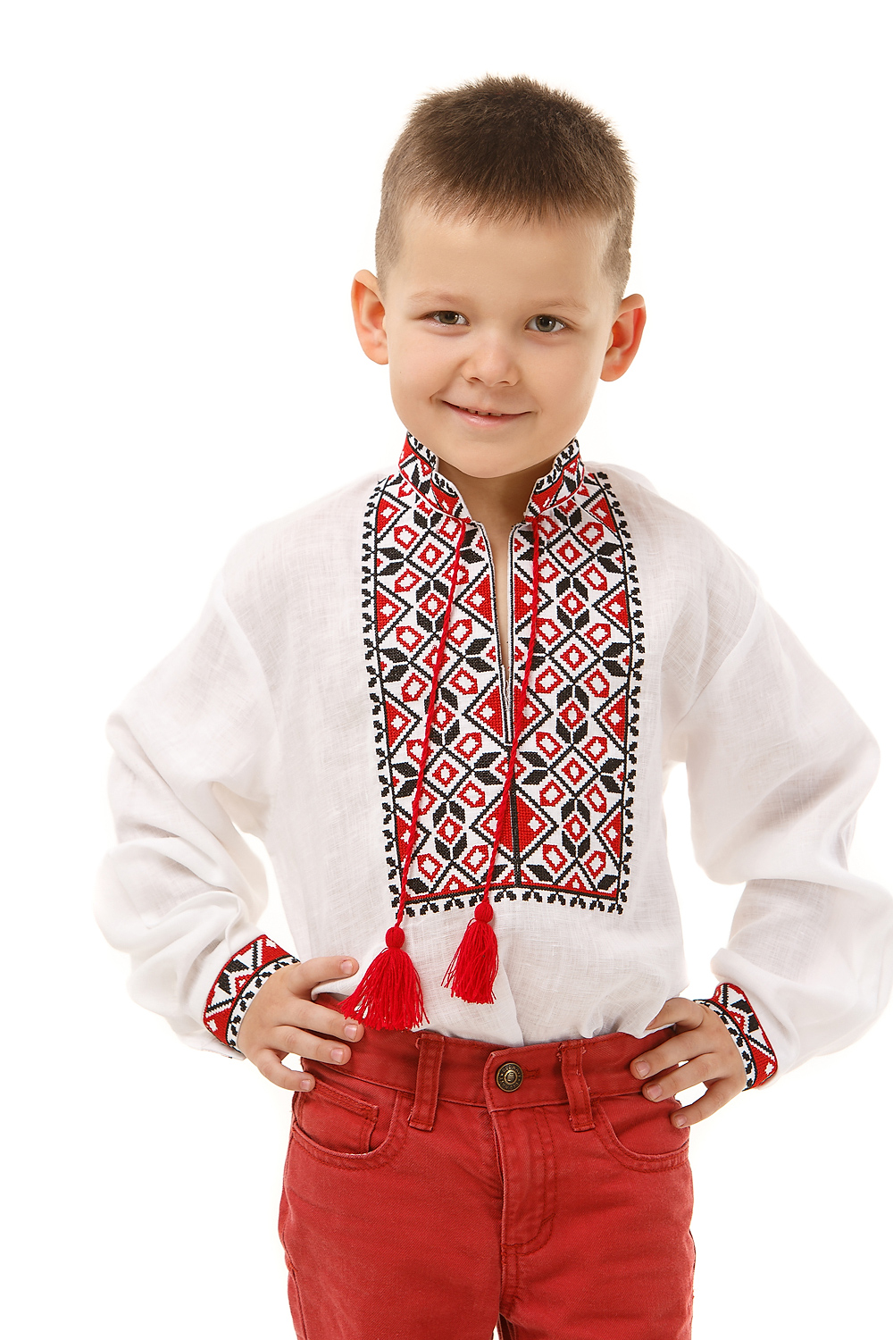 

Вишита сорочка для хлопчика 128 UKR-0106 UkrGlamour