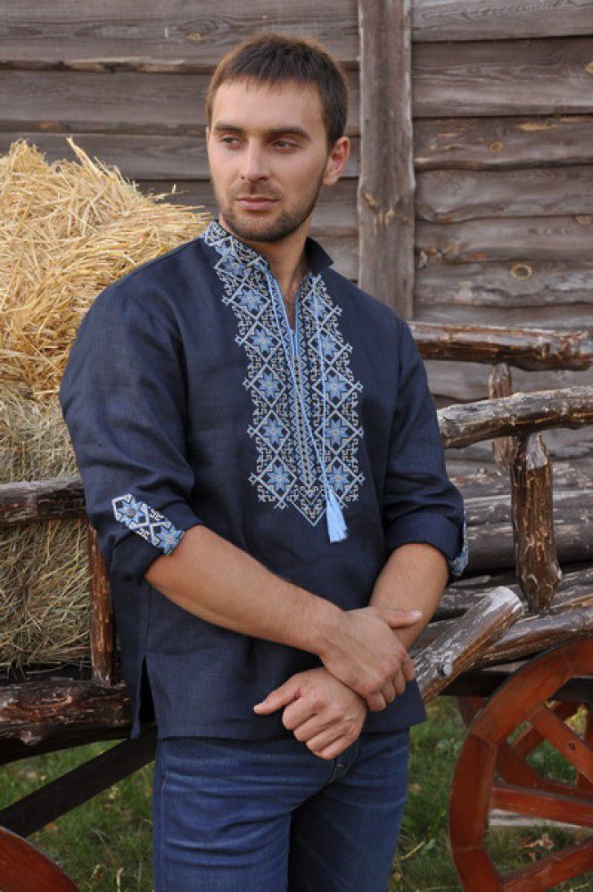 

Вишиванка чоловіча  UKR-1131 UkrGlamour, Вишиванка чоловіча 46 UKR-1131 UkrGlamour