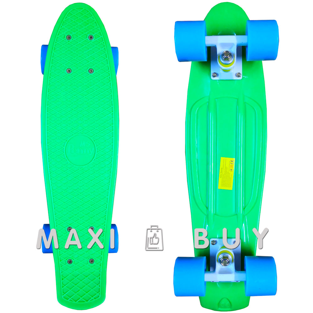 

Скейт пенни борд SkateX Penny Classic Kid зеленый 22"