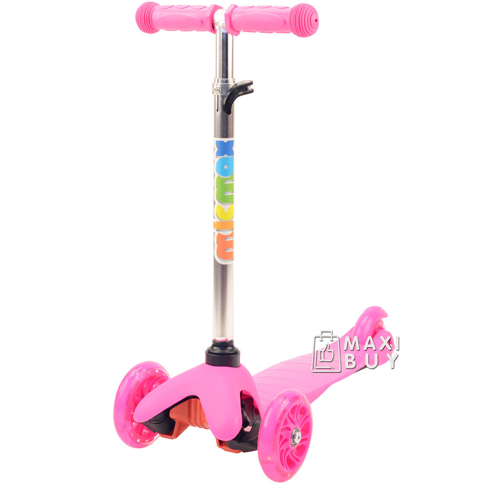 

Самокат детский ScooteX Mini Color розовый