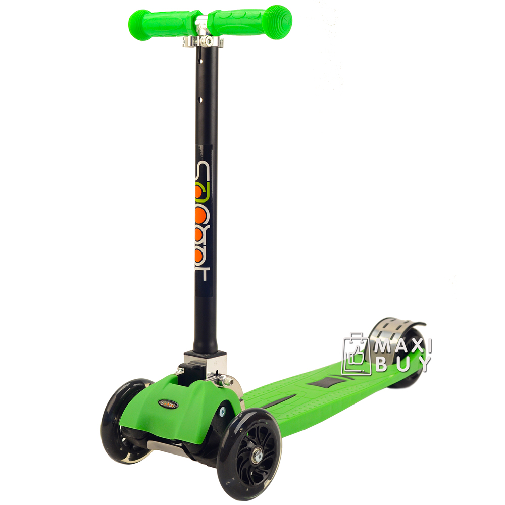 

Самокат детский ScooteX Scooter Metaltech усиленный зеленый