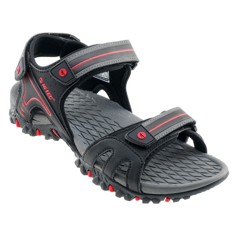 

Сандалии TAMAN Hi-Tec TAMAN-BLACK/RED 45 Черный Красный