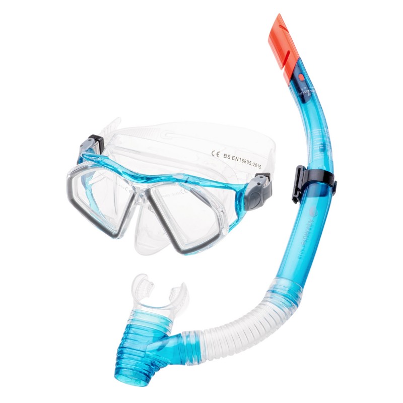 

Комплект маска и трубка SEAL SET Aquawave SEAL SET-TURQUOISE/TRANSPARENT Бирюзовый (5901979103073)