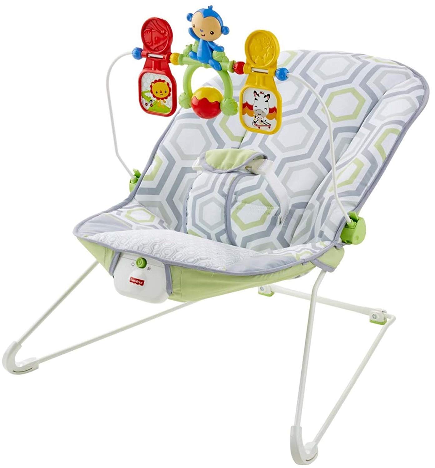 

Шезлонг-кресло-качалка Геометрия Fisher Price Baby's Bouncer, Geo Meadow
