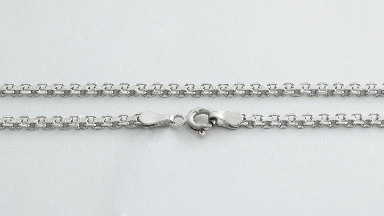 

Серебряная цепь Silvex925 родированная - 816Р 2/45, женская